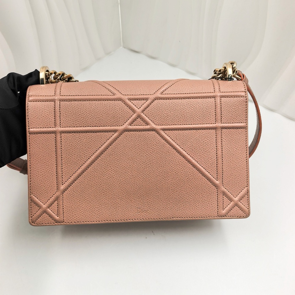 DIOR Diorama Medium Shoulder Bag Blush Pink Grained Calfskin - Picture 4 of 12